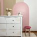 Modern Stool in Little Girl's Pink Bedroom