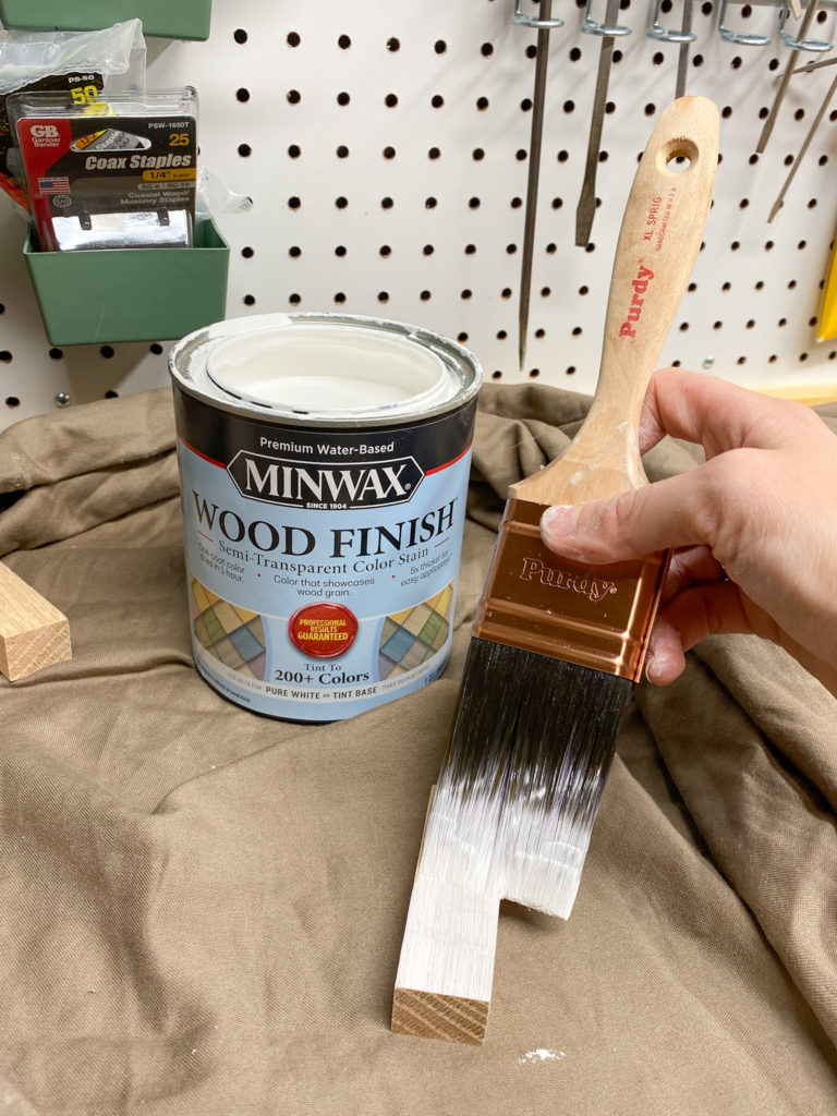 Applying Semi-Transparent Wood Stain to Wood