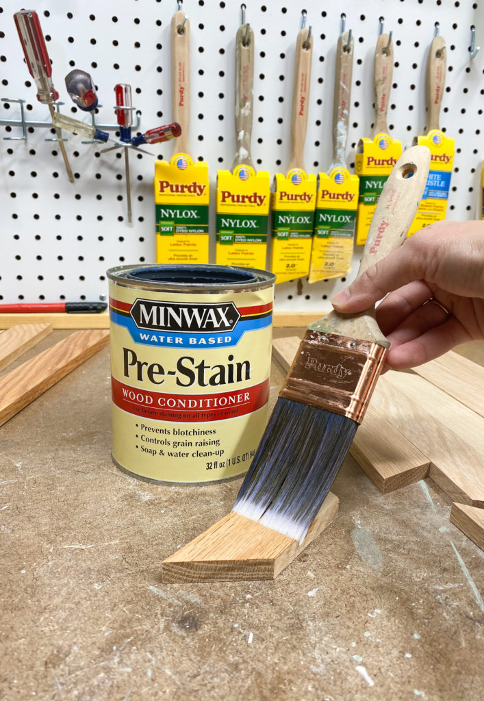 Applying Pre-Stain Wood Conditioner