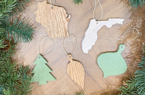 Easy DIY Wood Christmas Ornaments